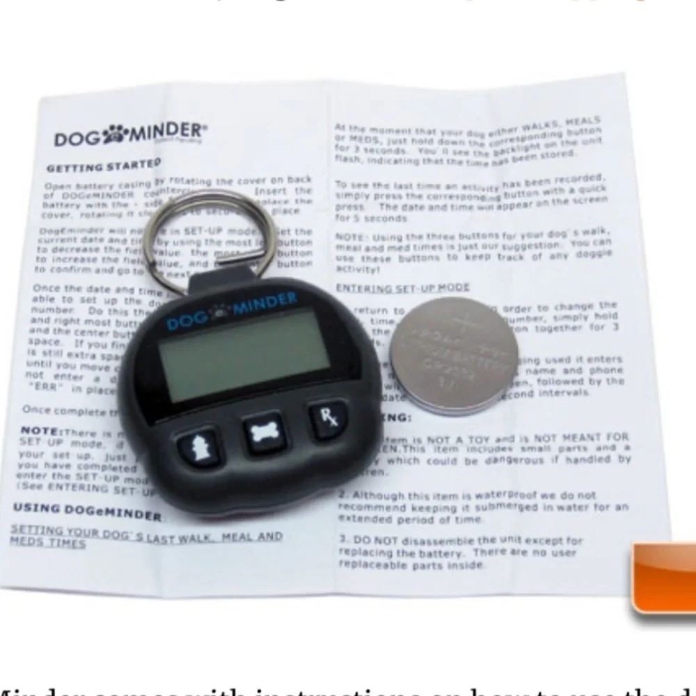 Dog e Minder Digital Pet Tracker - Black | SEALED